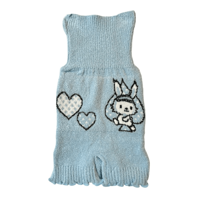 Charmmy Kitty Blue Knit Fold-Over Shorts