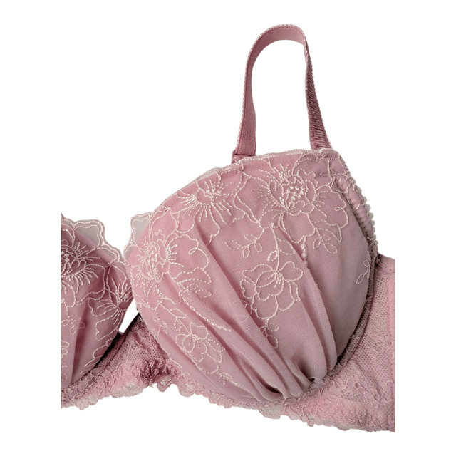 Purple/mauve floral Japanese Bra UK 32C   