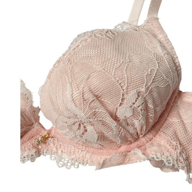 Pink lace Japanese Bra UK 30A 