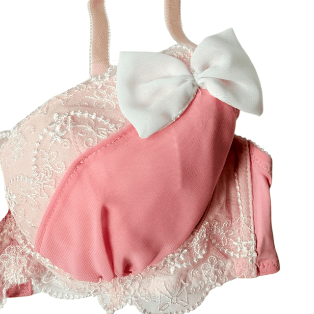 My Melody inspired bow Japanese Bra + Underwear Set UK 34B   
