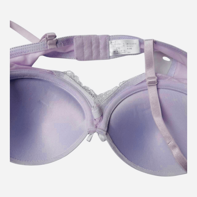 Purple Lace Japanese Bra + Underwear Set UK 32B, UK 34A