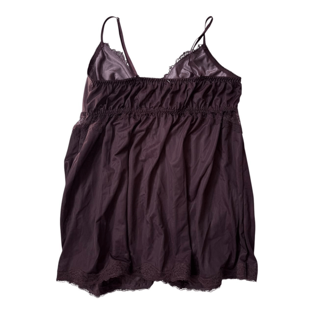Japanese brand coquette purple embroidered and embellished cups cami