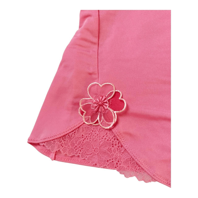 Japanese brand coquette pink clover embroidered cami 