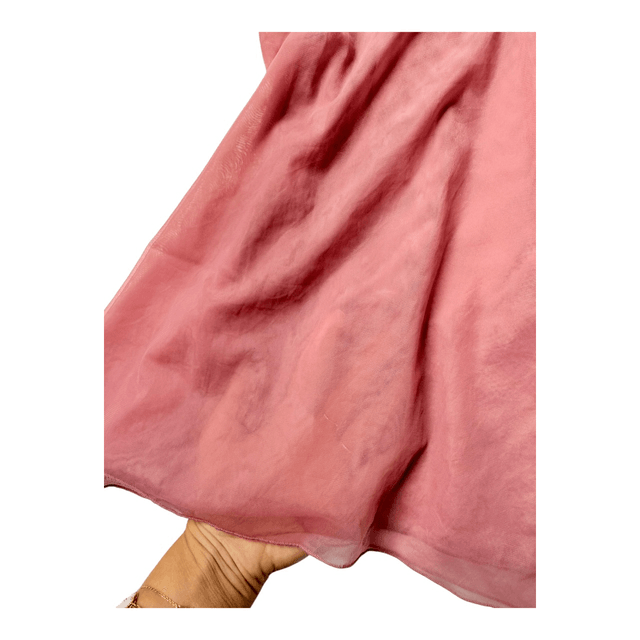 Japanese brand coquette dark pink embroidered cups cami  