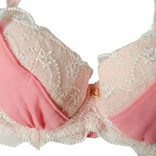 My Melody inspired bow Japanese Bra + Underwear Set UK 34B   
