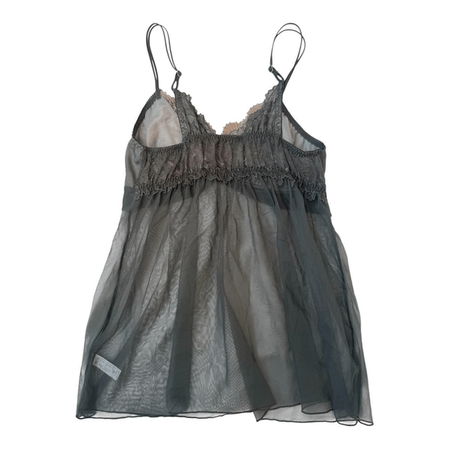 Japanese brand black and gold  embroidered cups cami