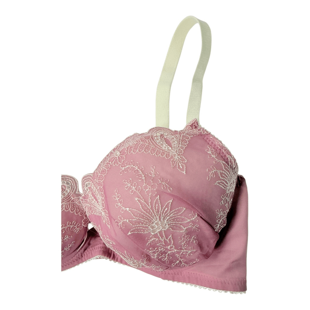 Pink/purple embroidered Japanese Bra UK 30DD 