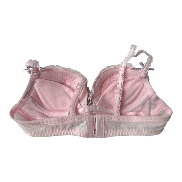 Pink Floral Bra and Underwear set UK 32B, UK 32A