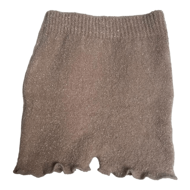 Japanese Brand Bow Design Fluffy Knit Shorts