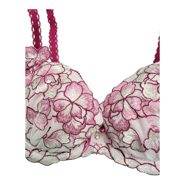Pink floral Japanese Bra UK 34A  