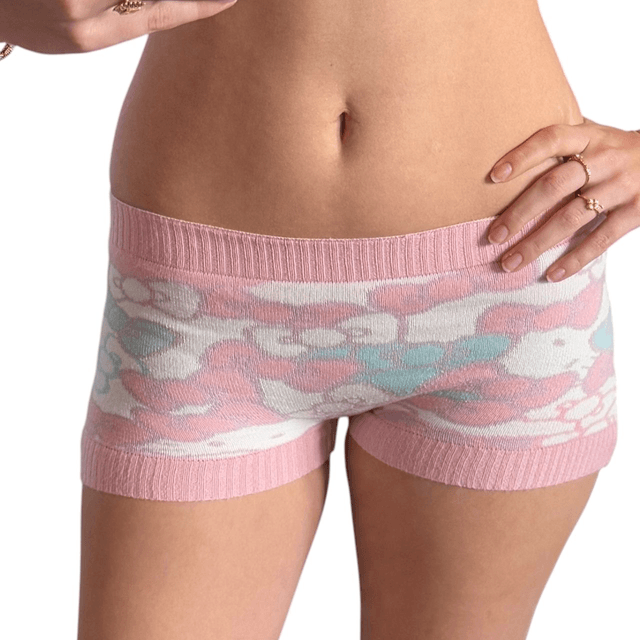 Hello Kitty Bow Knit Shorts 