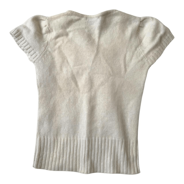 Japanese Brand Coquette Cream Angora Knitted Jumper Material S/M