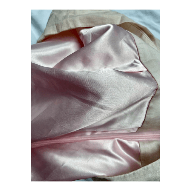 Coquette Japanese Brand Pink And Dusky Pink/beige Mini/midi Skirt 
