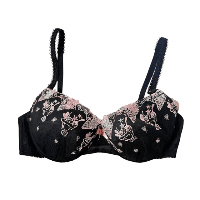 Pink and black Dessert Japanese Bra 