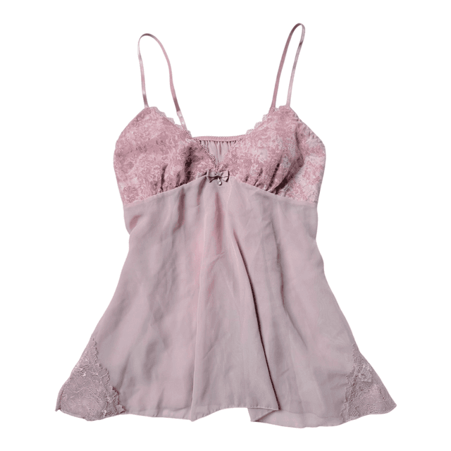 Japanese brand coquette purple velvet cups cami 