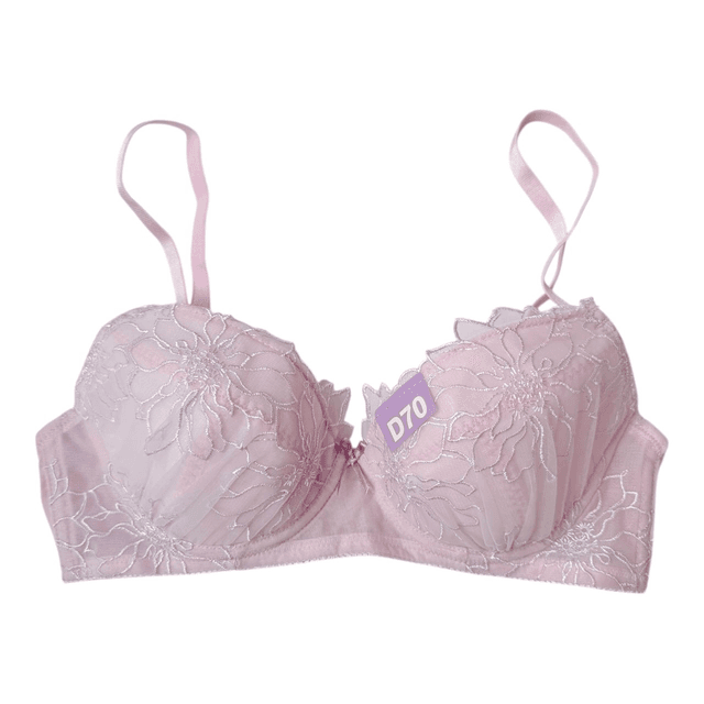 Purple floral Japanese Bra UK 32C   